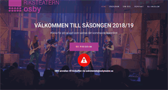 Desktop Screenshot of osbyteater.se